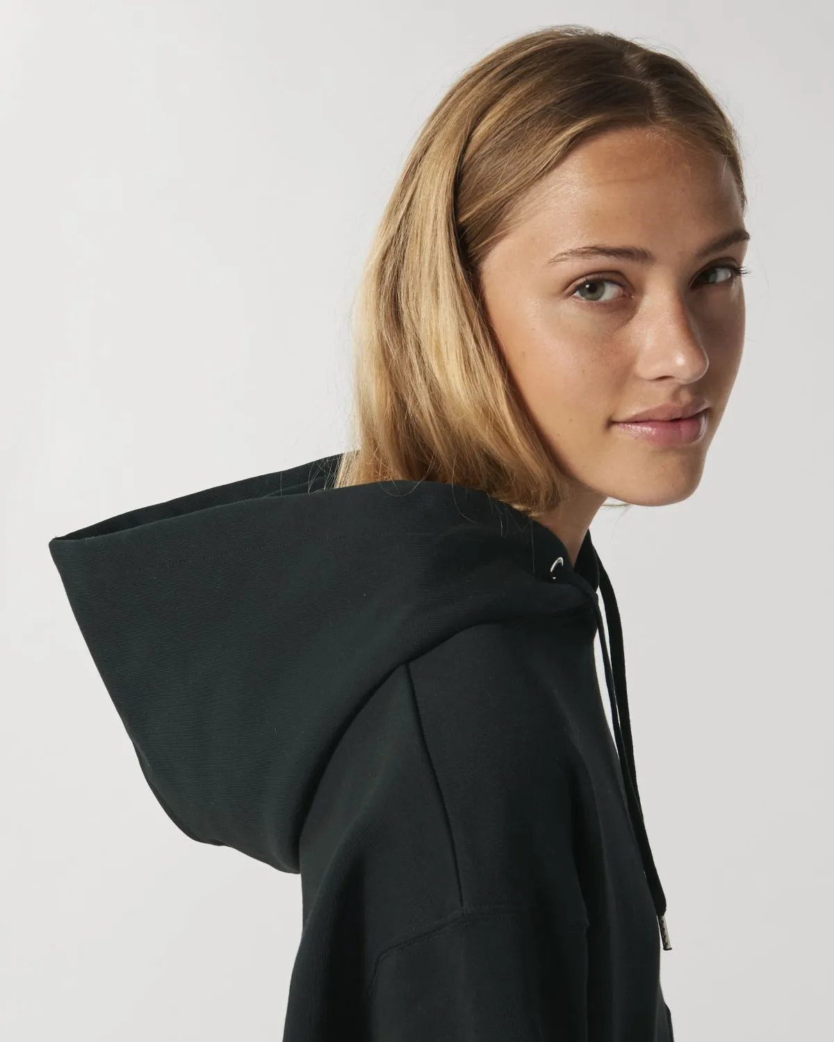 Relaxed Hoodie "Il Tucano" - Black