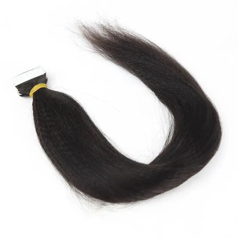 Relaxed Light Yaki Tape In Hair Extension