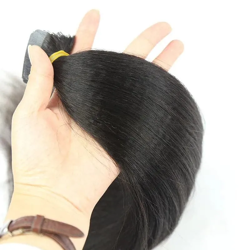 Relaxed Light Yaki Tape In Hair Extension