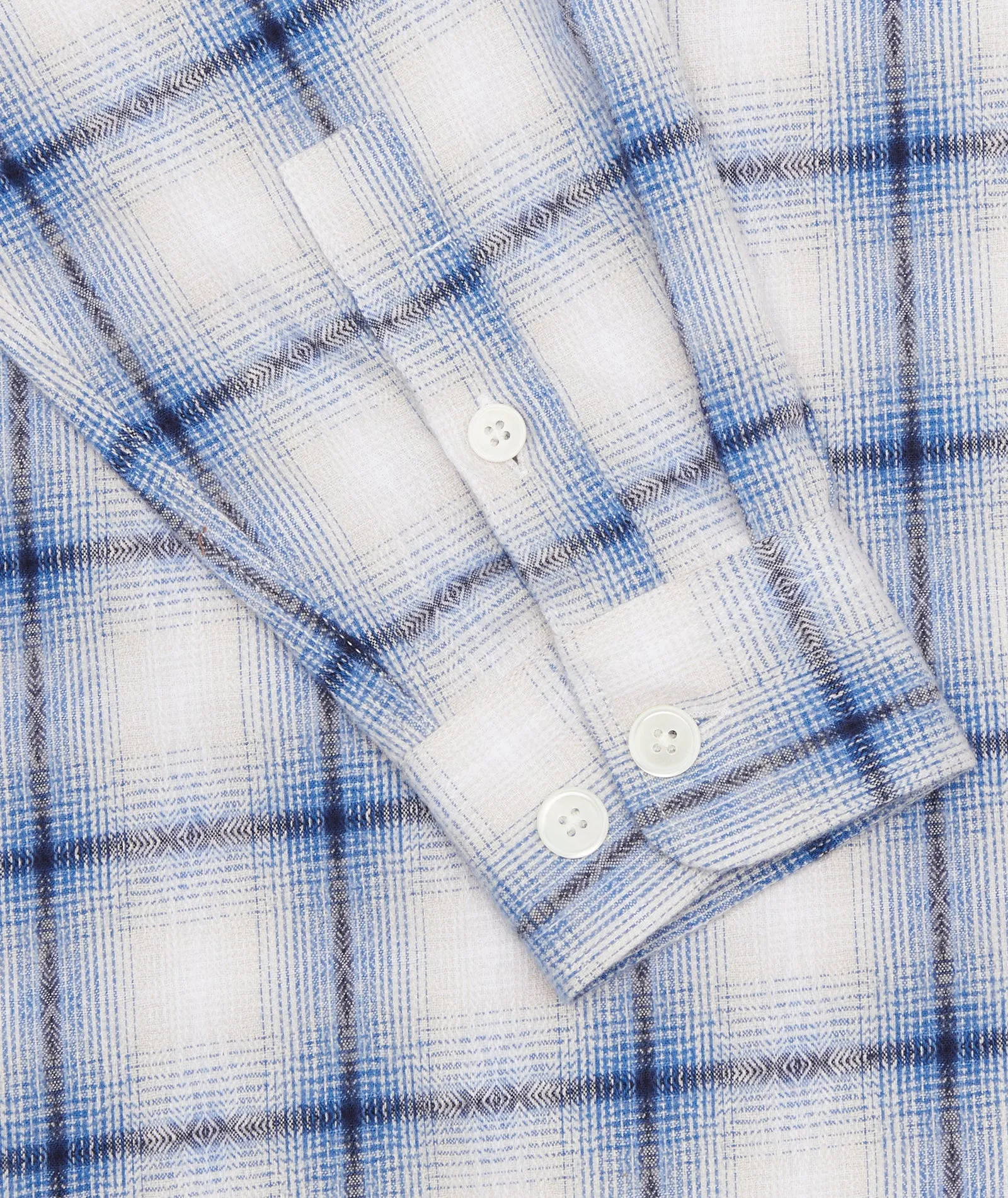 Relaxed Long Sleeved Shirt - Blue