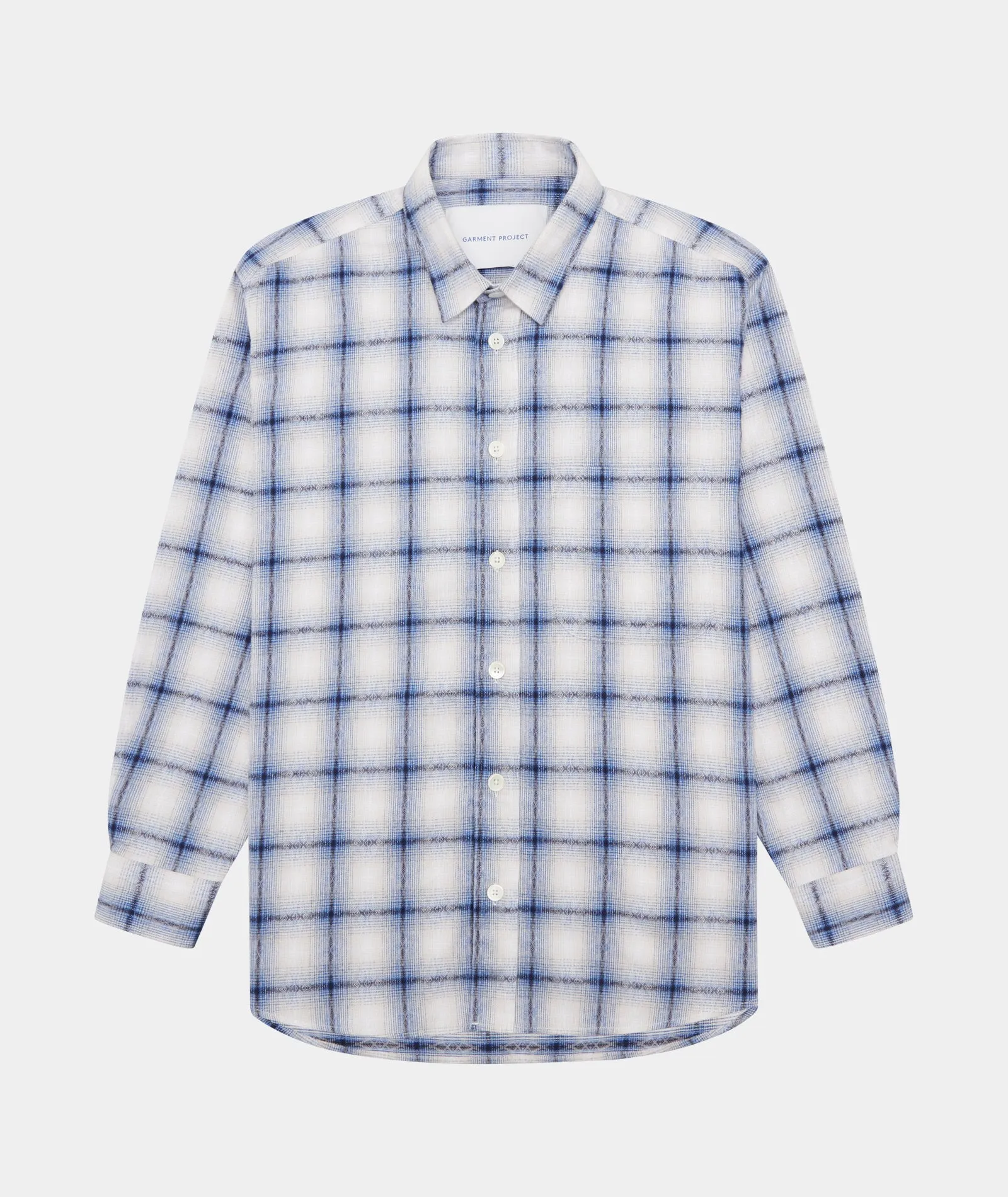 Relaxed Long Sleeved Shirt - Blue