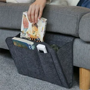 Remote Control Hanging Caddy Bedside Couch Storage Organizer
