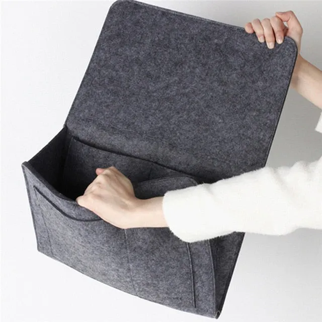Remote Control Hanging Caddy Bedside Couch Storage Organizer