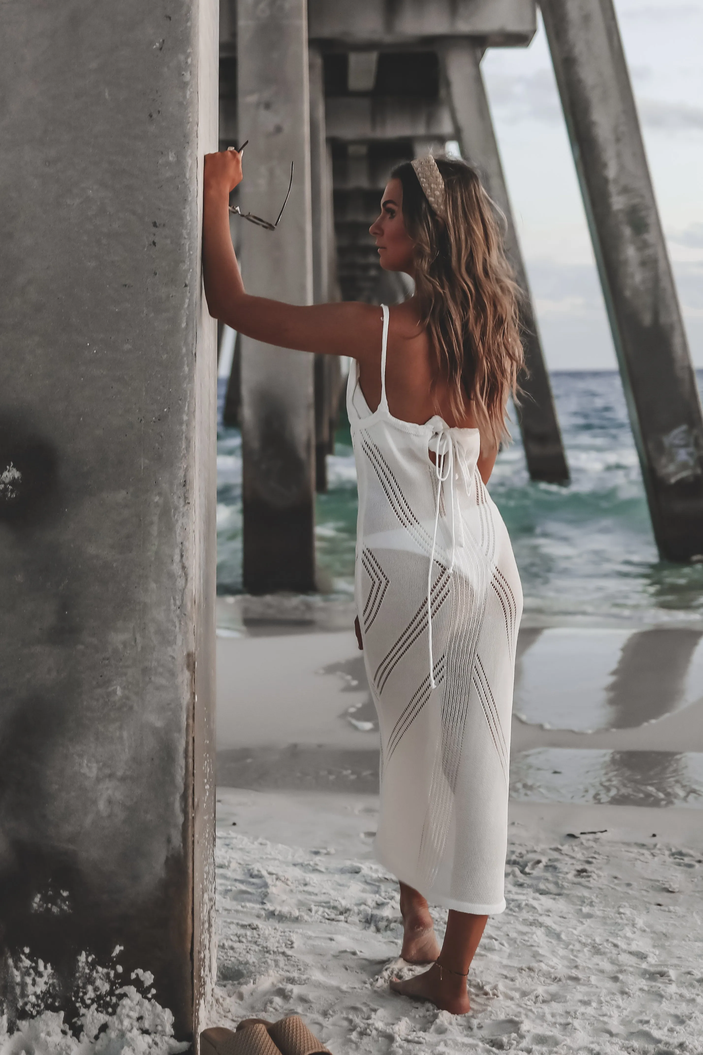 Resort Ready Knit Maxi Cover Up Dress