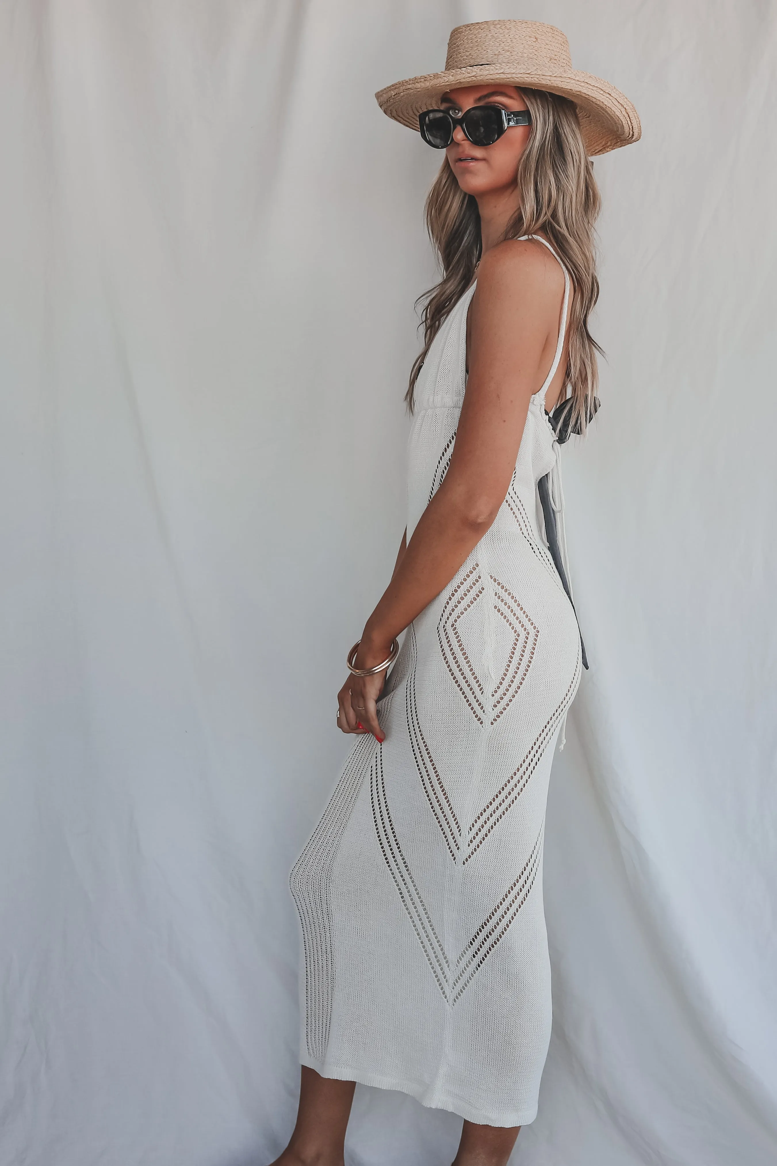 Resort Ready Knit Maxi Cover Up Dress
