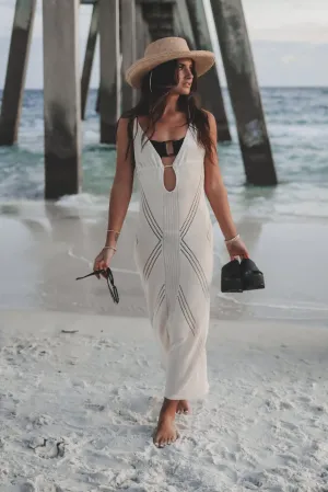 Resort Ready Knit Maxi Cover Up Dress