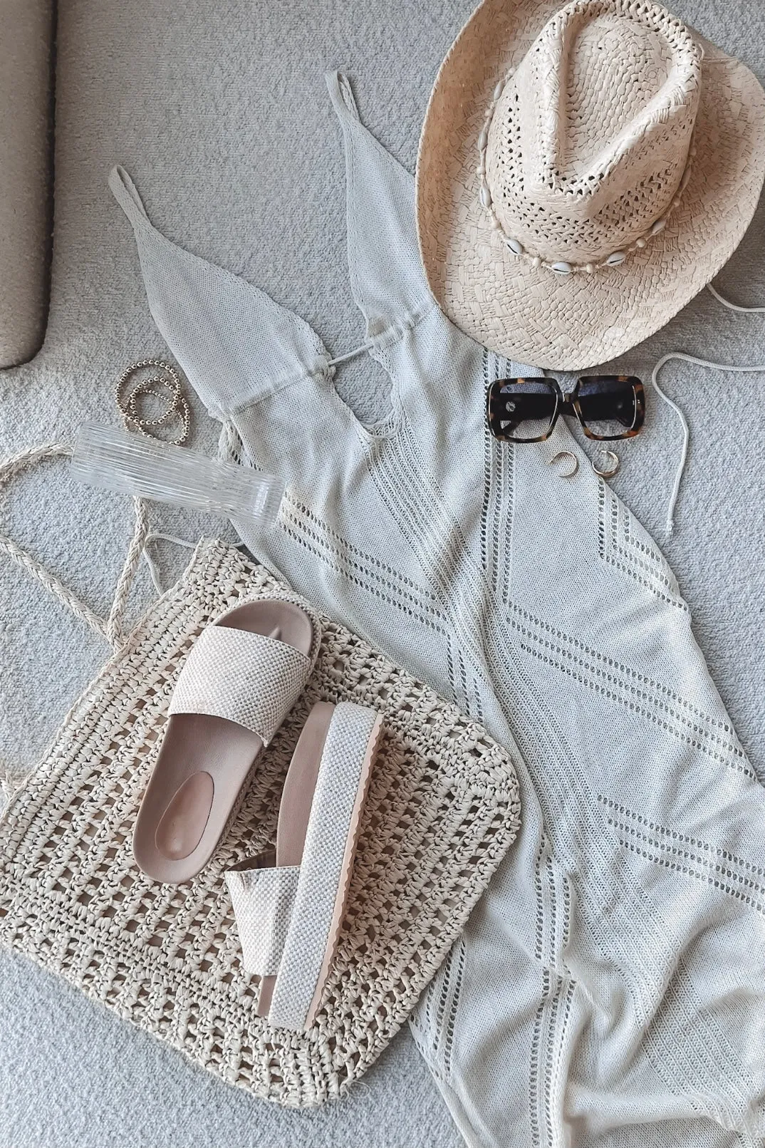 Resort Ready Knit Maxi Cover Up Dress