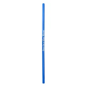 Reusable Stainless Steel Straight Straw (Blue)