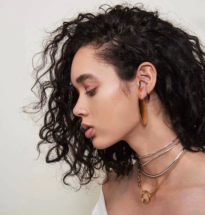 Revolve Necklace in Silver