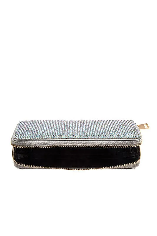 Rhinestone Pave Wallet