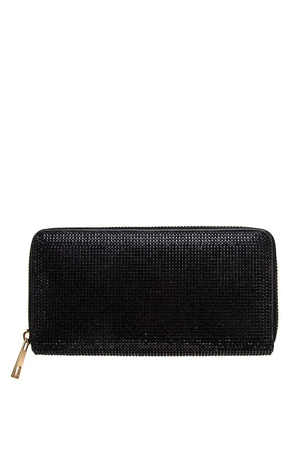 Rhinestone Pave Wallet