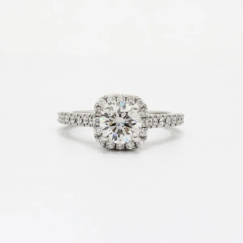 Rhinestone Silver Ring
