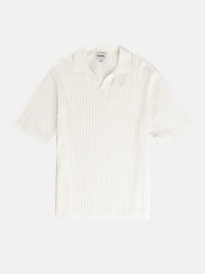 Rhythm Relaxed Knit SS Polo - Natural