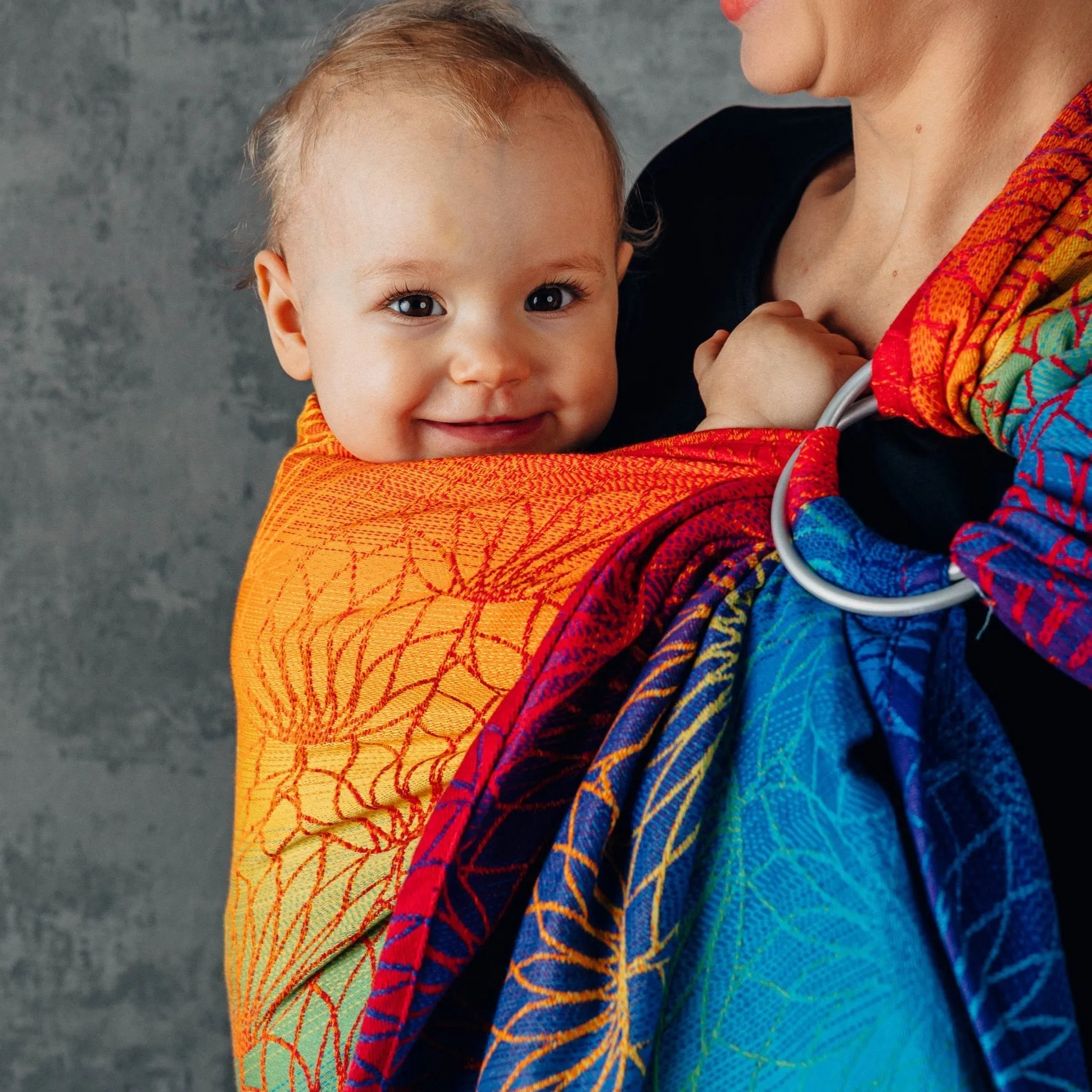 Ring Sling Rainbow Lotus