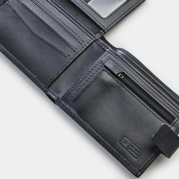 Rip Curl Pump RFID Leather Wallet Black