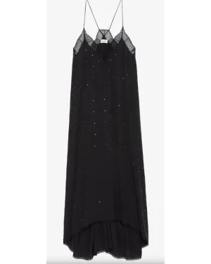 Risty Diamanté Dress in Stone | Zadig & Voltaire