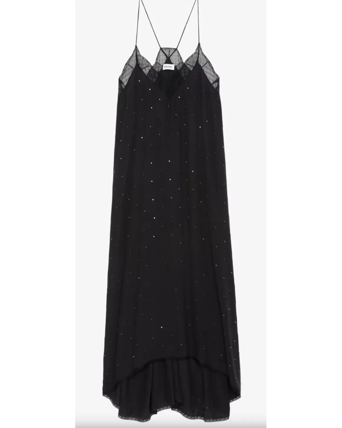 Risty Diamanté Dress in Stone | Zadig & Voltaire