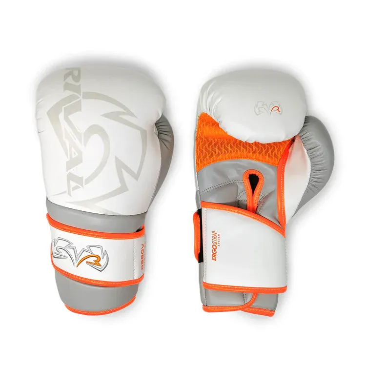 Rival Boxing RS80V Impulse Sparring Gloves White/Orange