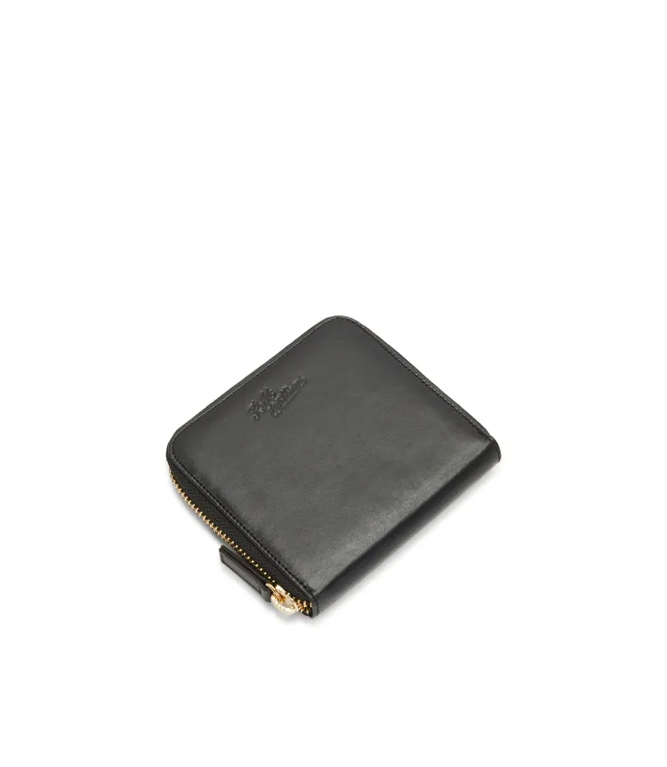 R.M. Williams Singleton Mini Zip Wallet - Black