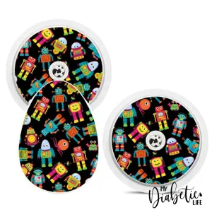 Robot Friends - Bubble Reader Sticker