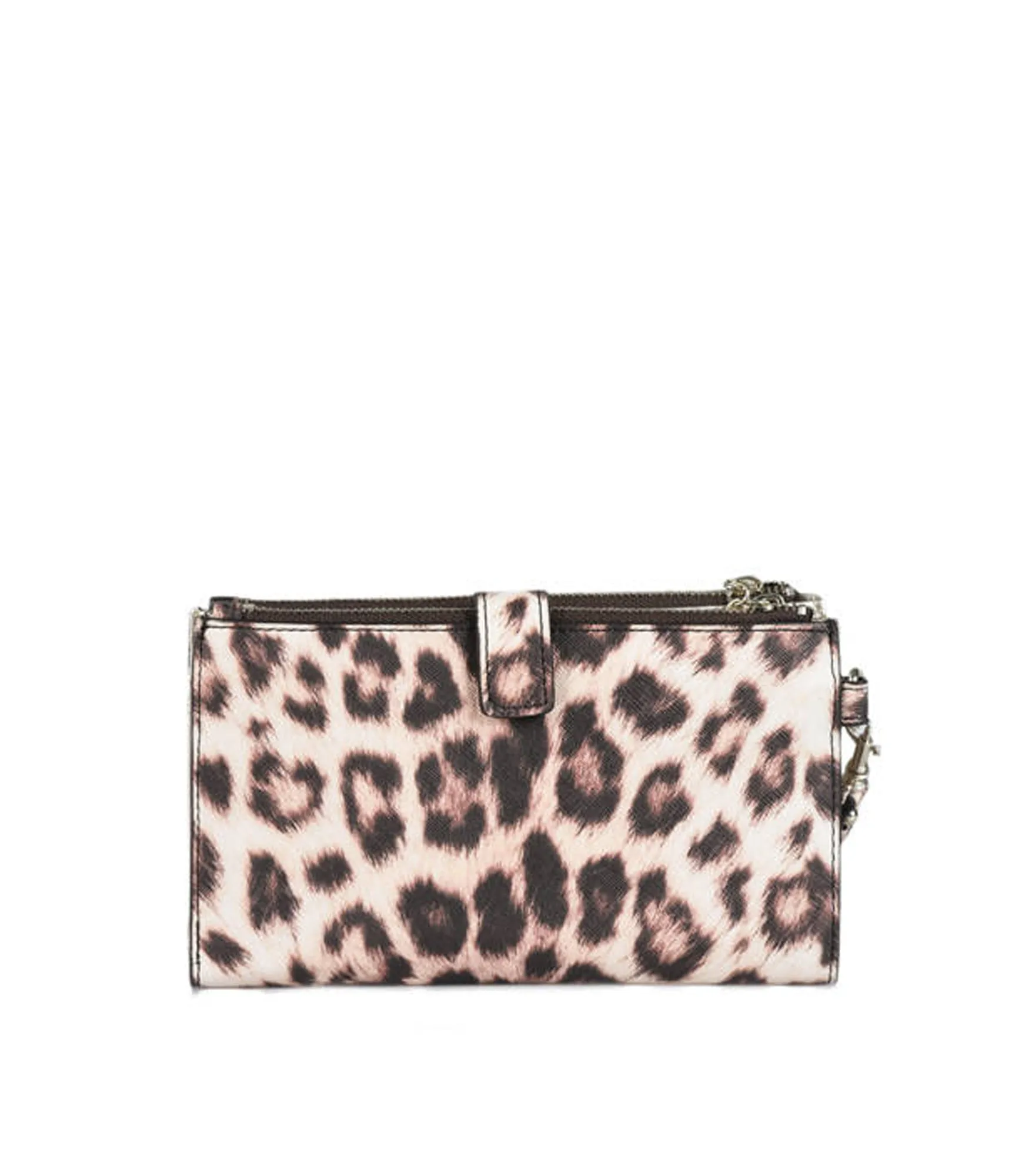 Robyn Slg Double Zip Organizer - Leopard