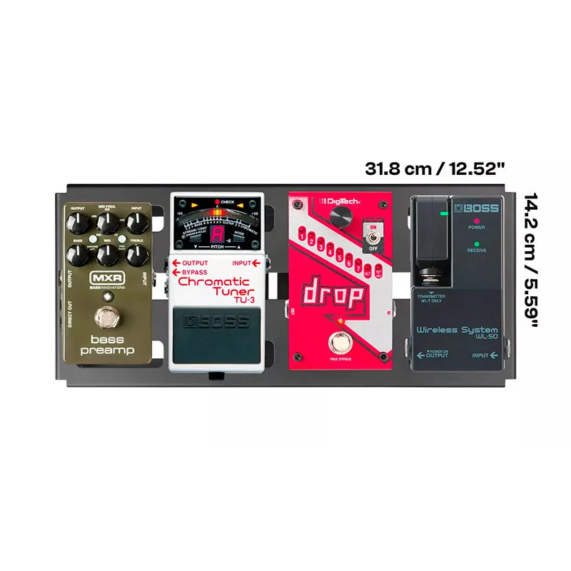 RockBoard DUO 2.0, Pedalboard with Gig Bag