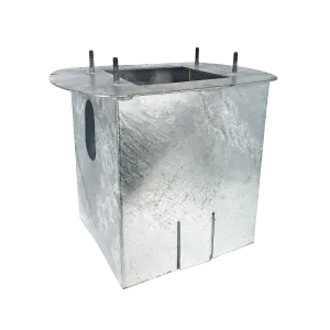 Rolec GMQR0010 Quantum Galvanised Steel Ground Mounting Base
