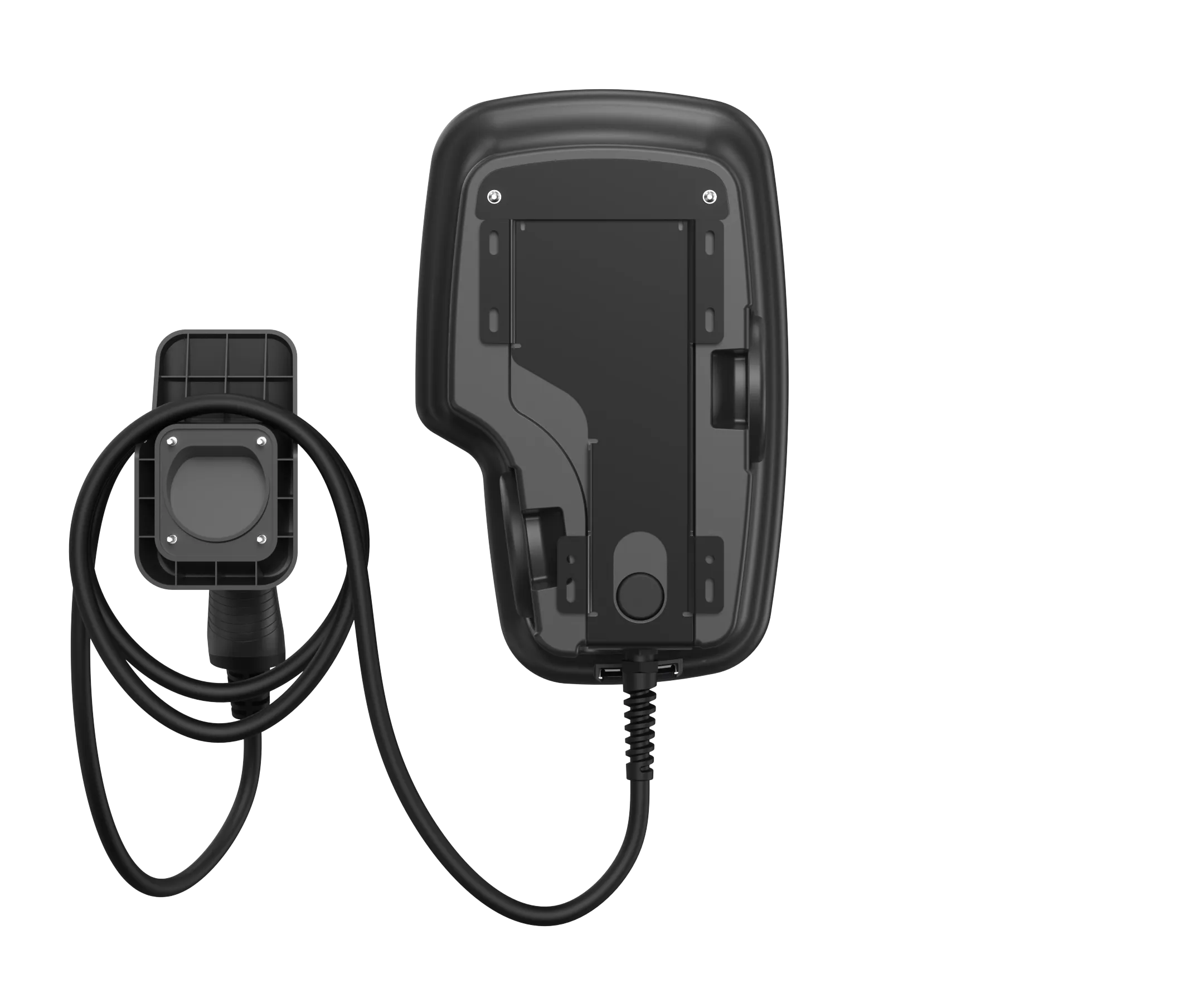 Rolec ROLEC3140B Zura Smart EV Charger - 1 x up to 7.4kw Type 2 5m Tethered - Black
