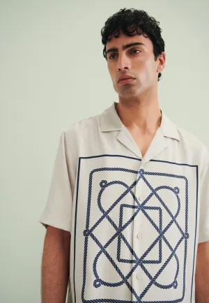 Roman Shirt - Dore/Billy Blue