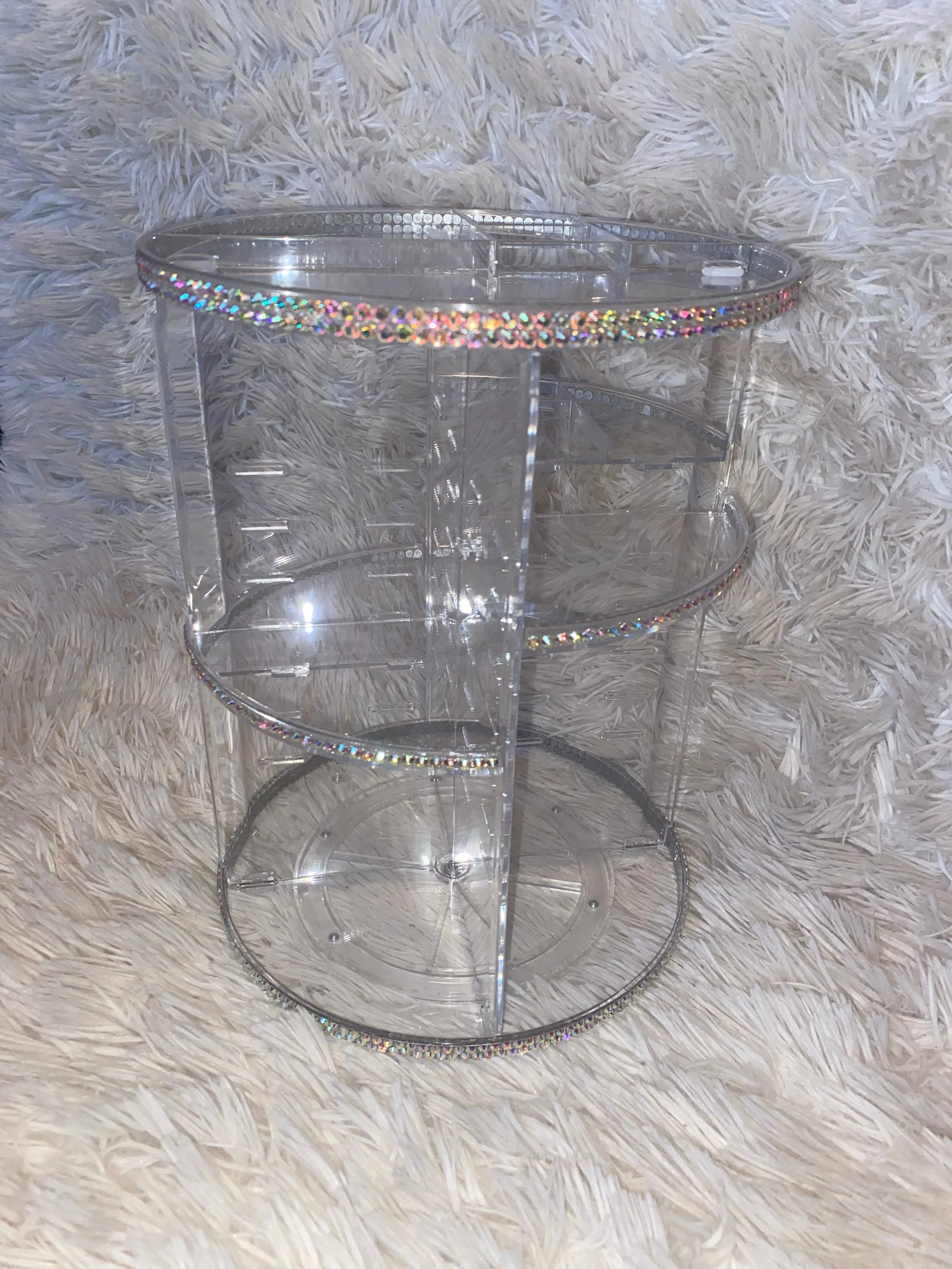 Rotating Cosmetics Organizer
