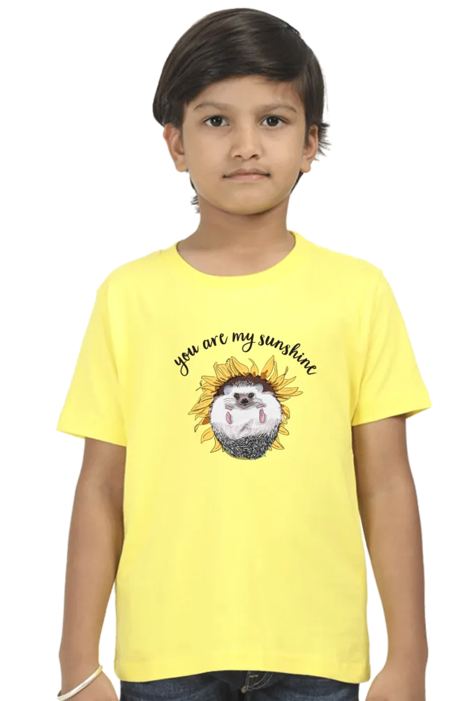 Round Neck T-Shirt (Boys) - Sunny Side Up (10 Colours)