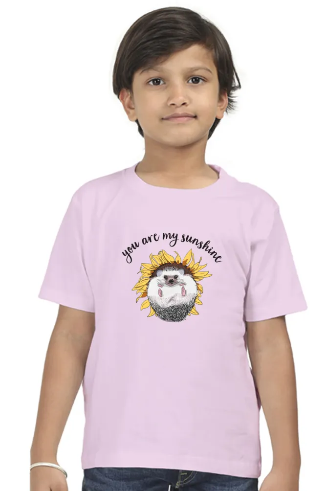 Round Neck T-Shirt (Boys) - Sunny Side Up (10 Colours)