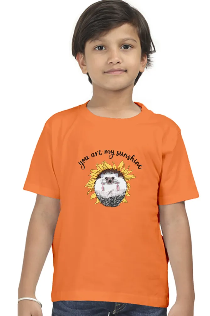 Round Neck T-Shirt (Boys) - Sunny Side Up (10 Colours)