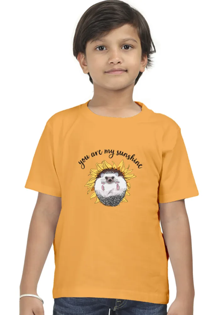 Round Neck T-Shirt (Boys) - Sunny Side Up (10 Colours)
