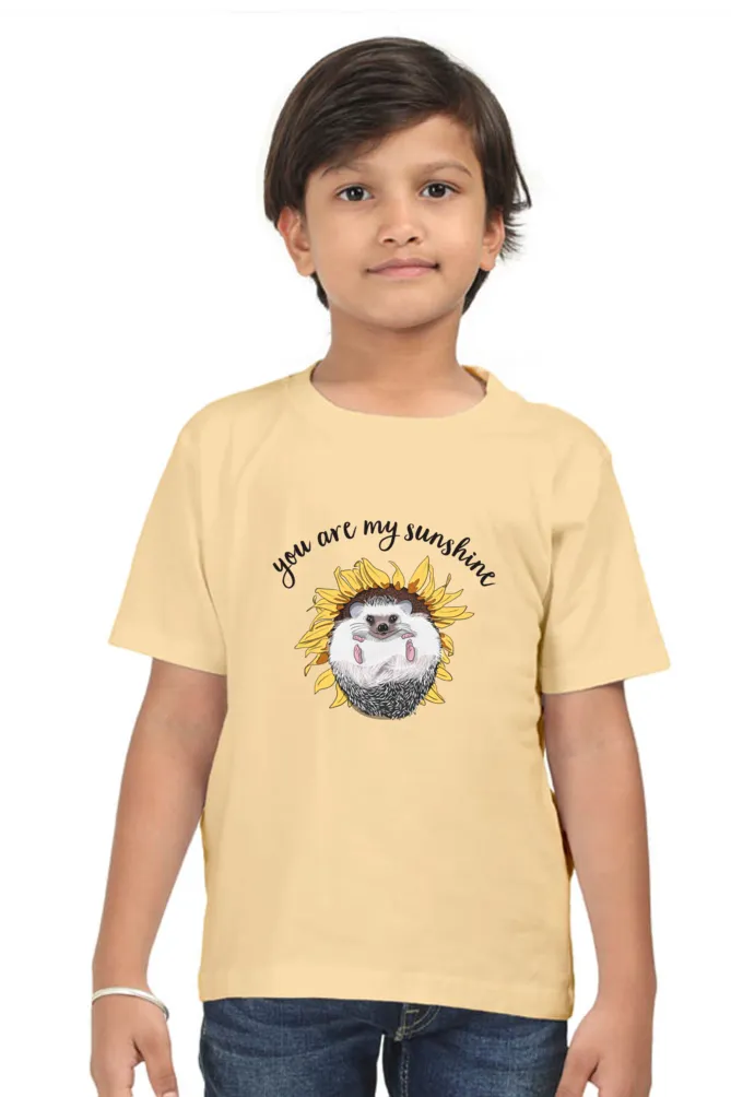 Round Neck T-Shirt (Boys) - Sunny Side Up (10 Colours)