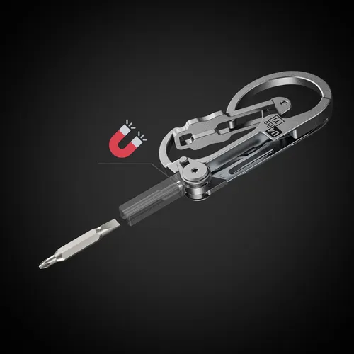 Rovyvon - U4 Pro Titanium EDC Carabiner Multi-tool
