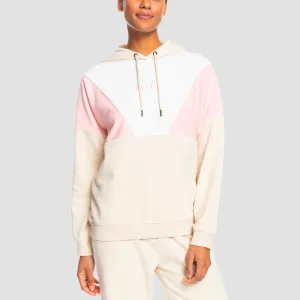 Roxy Let's Get Going Pullover Hoodie Tapioca Heather - Womens