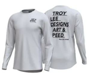 Ruckus Long Sleeve Ride Tee; Art And Speed Mist
