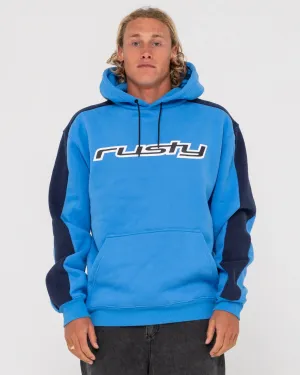 Rusty 2K Sing Hooded Super Fleece - Tranquil/Navy Blue