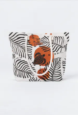 Sand Cloud Beach Tote - Retro Turtles