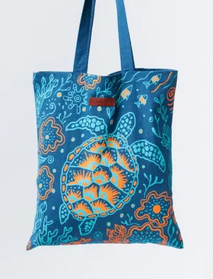 Sand Cloud Everyday Tote - Reef Turtles