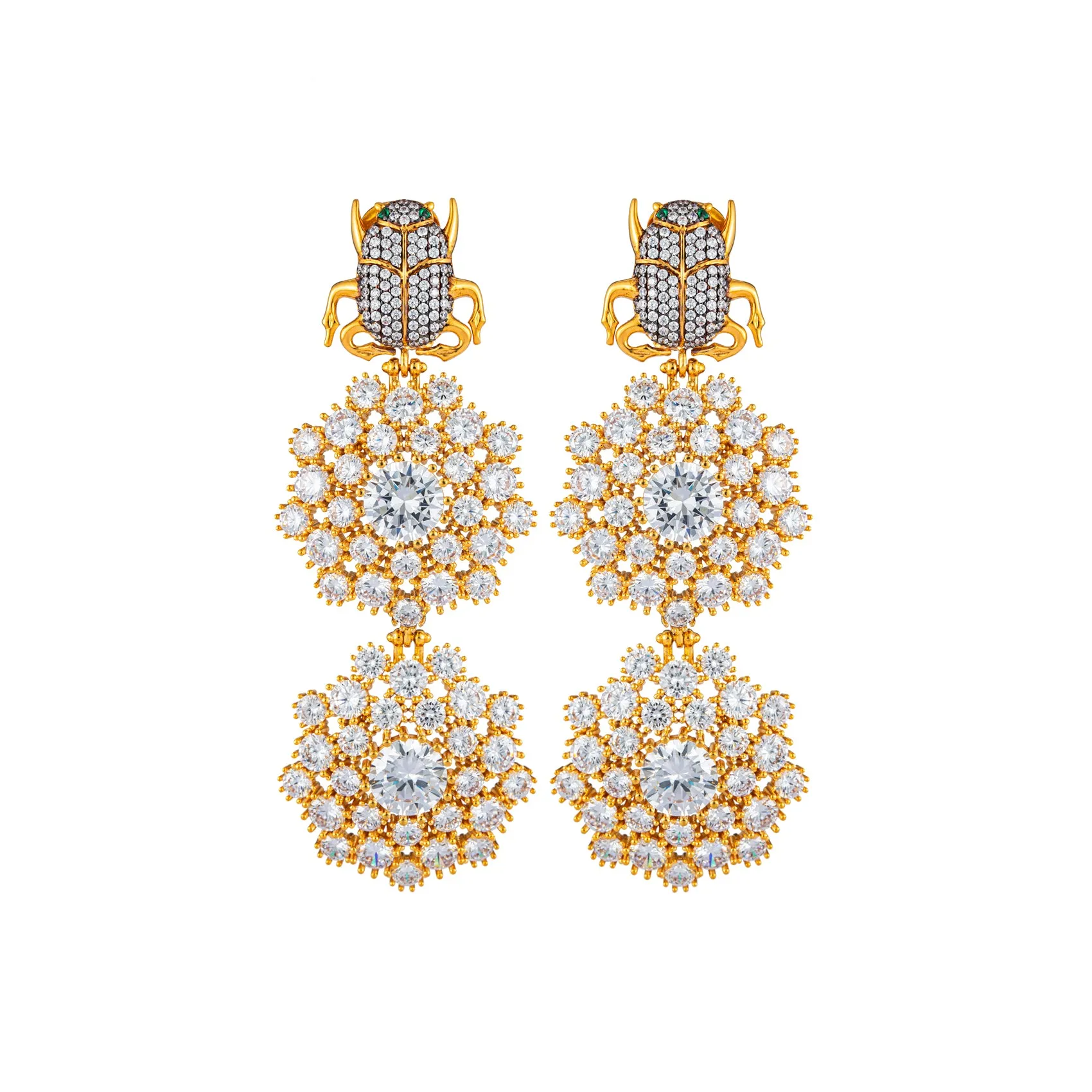 SCARAB SUNNY EARRINGS