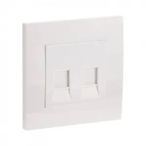 Schneider Vivace 2-Gang Data Socket Outlet