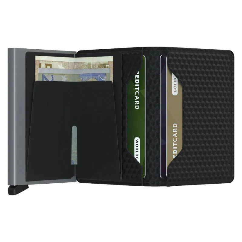 Secrid Slim Wallet Cubic Black / Titanium