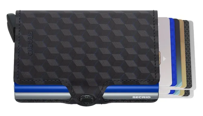 Secrid Twin Wallet Optical Blue Titanium