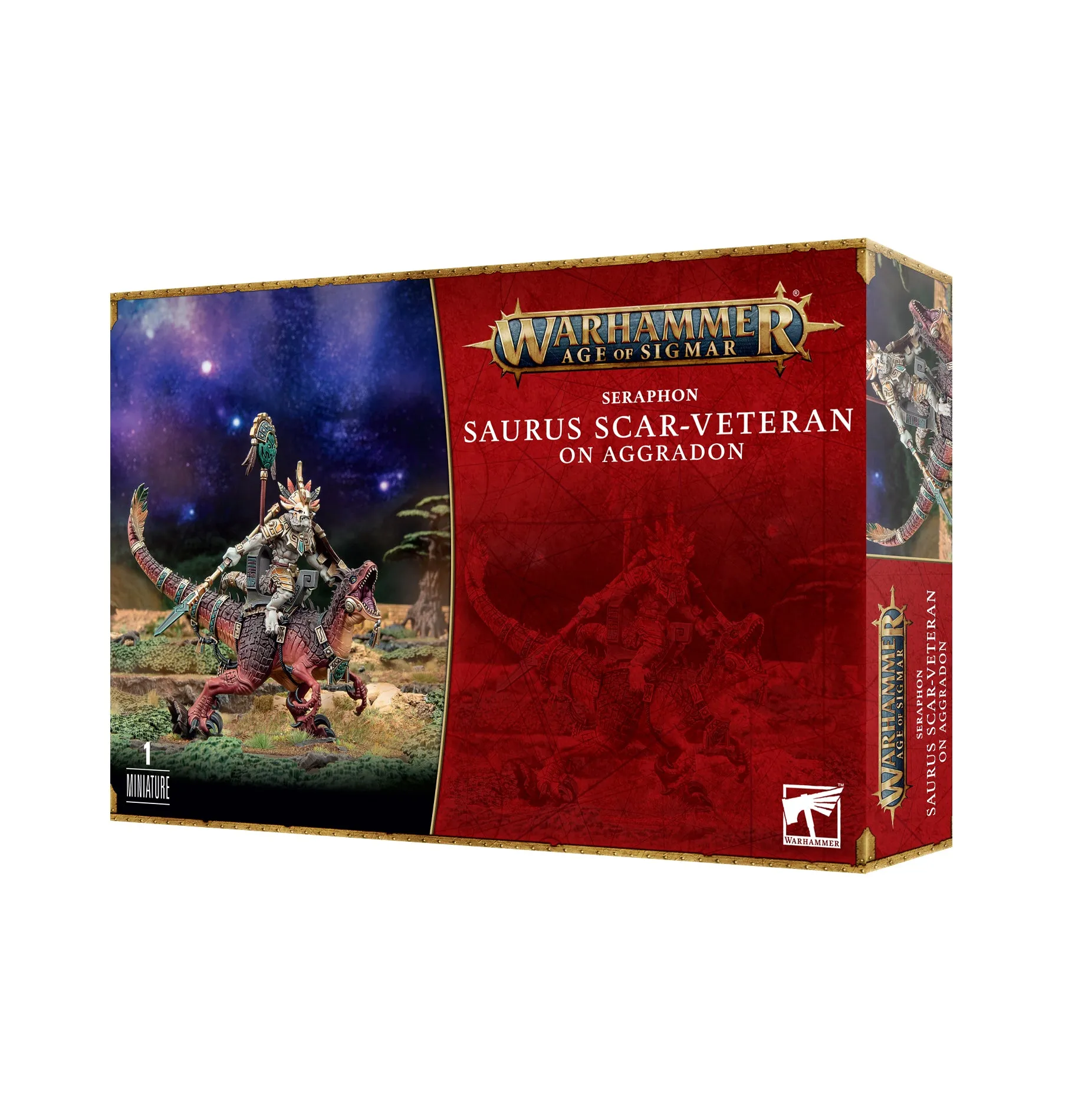 Seraphon: Saurus Scar-Vetreran on Aggradon