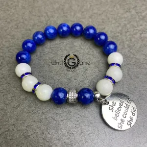 She Believed_Blue & White