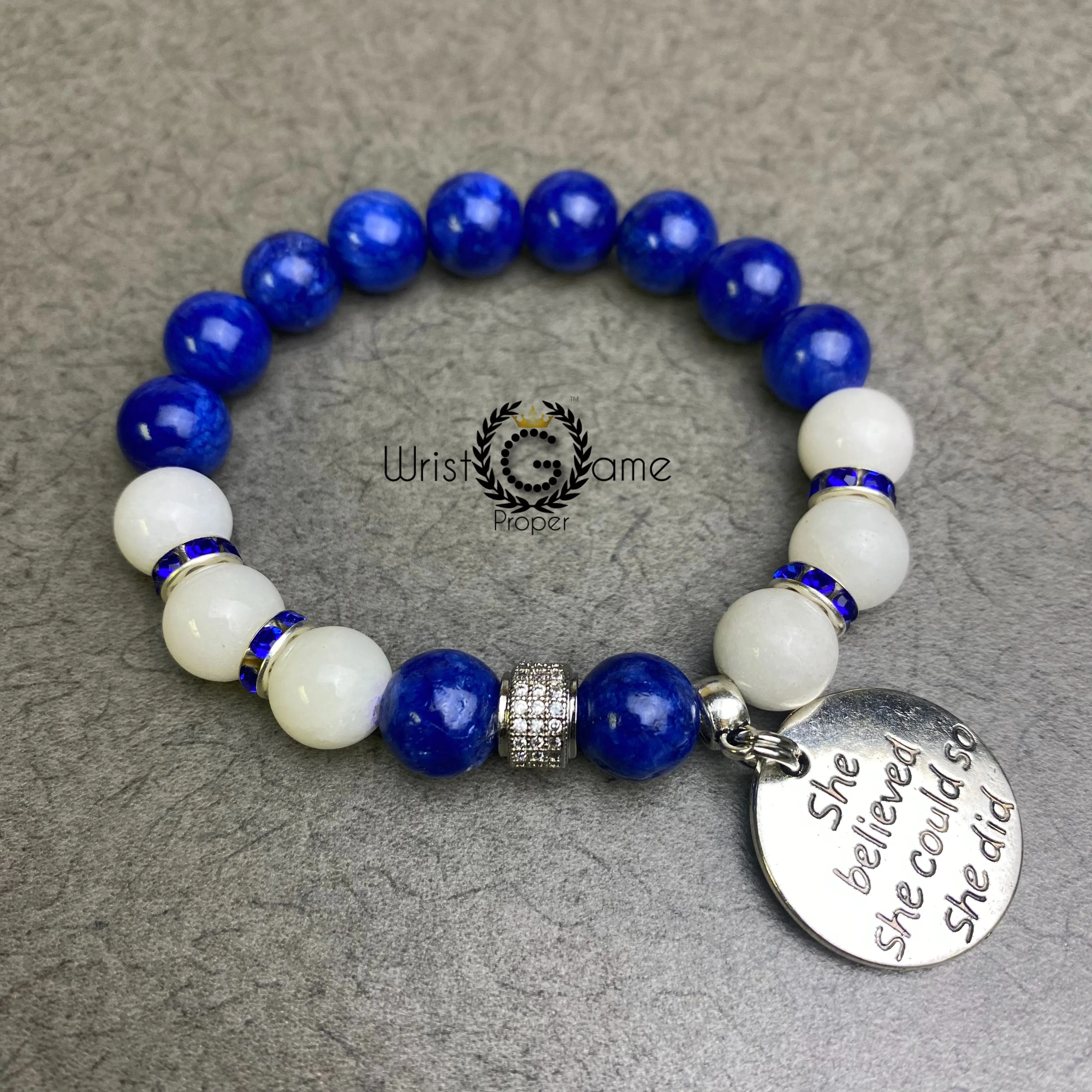 She Believed_Blue & White