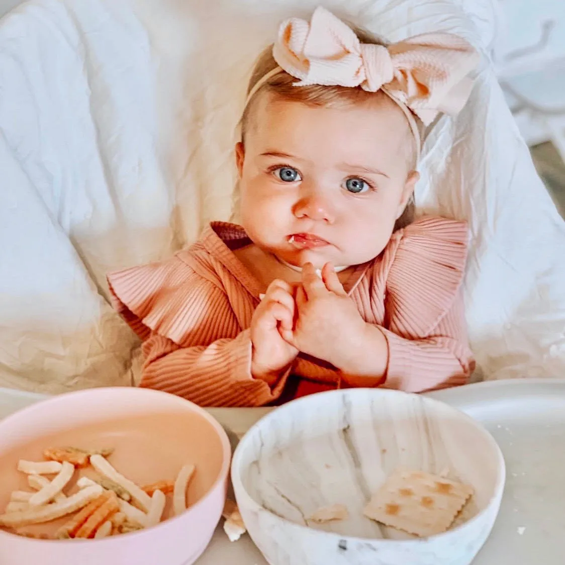 Silicone Baby Bowl - Blush