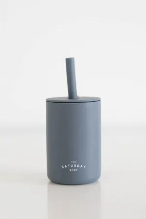 Silicone Straw Cup - Ocean